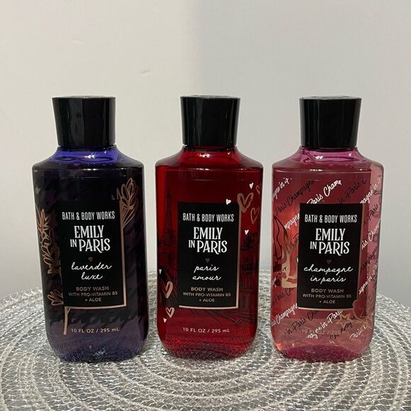 BBW Emily in Paris Body Wash set of 3 NWT - Picture 1 of 2